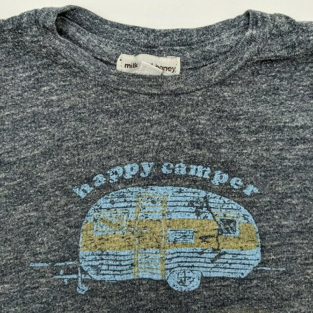 Milk and Honey Happy Camper Tshirt 6m